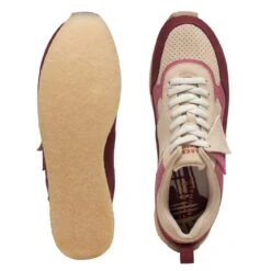 Clarks 8th St Lockhill Oxblood Combi -Clarks Step Deals Store 26168526 W 7