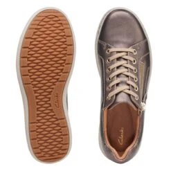 Clarks Nalle Lace Bronze Metallic -Clarks Step Deals Store 26168537 W 7