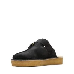 Clarks Trek Mule Black Suede Warmlined 10 Clarks Trek Mule Black Suede Warmlined -Clarks Step Deals Store 26168577 W 4