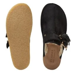 Clarks Trek Mule Black Suede Warmlined 13 Clarks Trek Mule Black Suede Warmlined -Clarks Step Deals Store 26168577 W 7