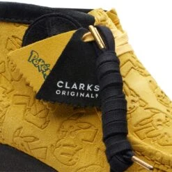 Clarks Wallabee Boot Yellow Embossed -Clarks Step Deals Store 26168638 W 8