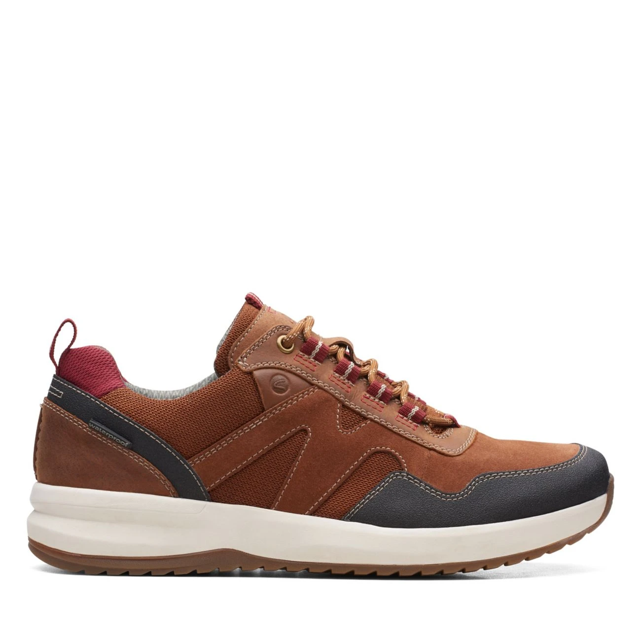 Clarks WellmanTrailAP Dark Tan Combination 1 Clarks WellmanTrailAP Dark Tan Combination