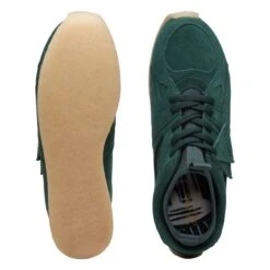Clarks 8th St Breacon Dark Green -Clarks Step Deals Store 26168855 W 7