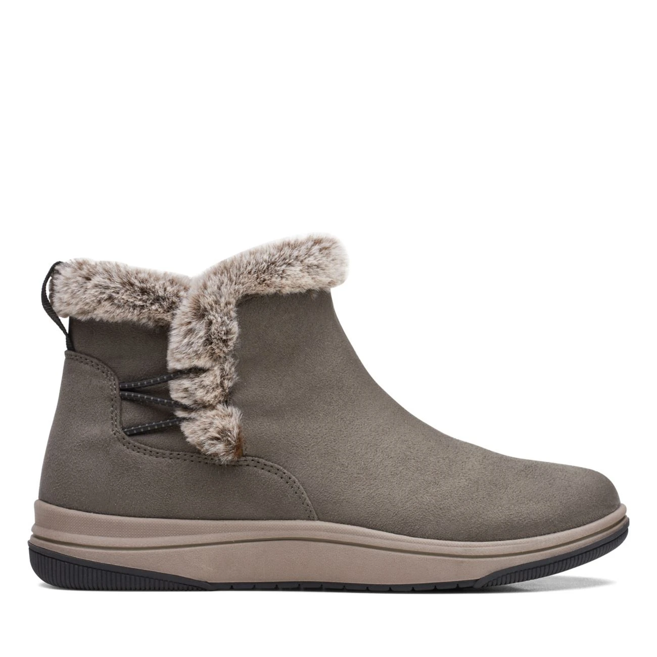 Clarks Breeze Fur Dark Olive 1 Clarks Breeze Fur Dark Olive
