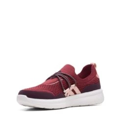 Clarks Ezera Run Burgundy Combi -Clarks Step Deals Store 26168911 W 4