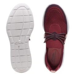 Clarks Ezera Run Burgundy Combi -Clarks Step Deals Store 26168911 W 7