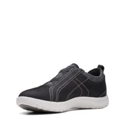 Clarks Adella Trace Black Textile -Clarks Step Deals Store 26168948 W 4