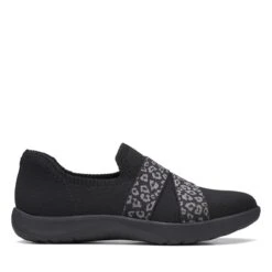 Clarks Adella Stride Black Knit