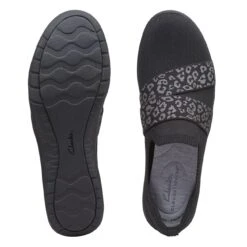 Clarks Adella Stride Black Knit -Clarks Step Deals Store 26168962 W 7