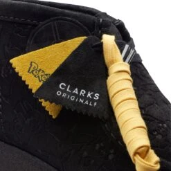 Clarks Wallabee Boot Black Embossed -Clarks Step Deals Store 26168968 W 8