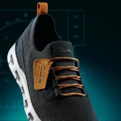 Clarks Nature X Lo Black Knit -Clarks Step Deals Store 26169143 W 13