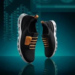 Clarks Nature X Lo Black Knit -Clarks Step Deals Store 26169143 W 16