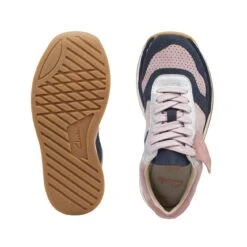 Clarks Craft Run Tor Kid Pink Combi -Clarks Step Deals Store 26169292 W 7