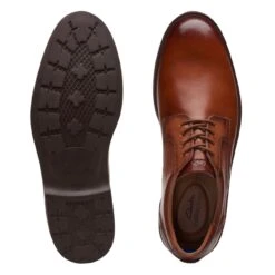 Clarks Malwood Lace Tan Leather -Clarks Step Deals Store 26169465 W 7