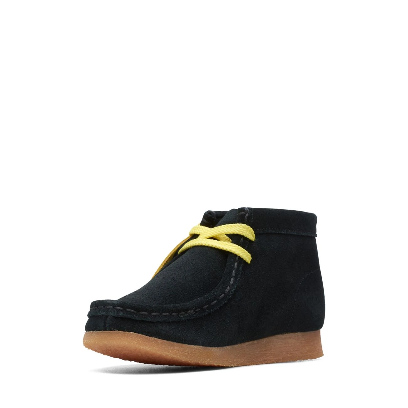 Clarks Wallabee Mist Kid Black Print 4 Clarks Wallabee Mist Kid Black Print - Image 4