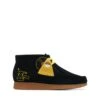 Clarks Wallabee Mist Older Black Print