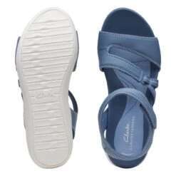 Clarks Glide Hi Shore Denim Blue -Clarks Step Deals Store 26169742 W 7