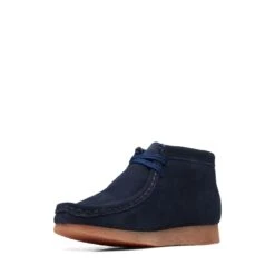 Clarks Wallabee Boot Older Navy Suede -Clarks Step Deals Store 26169790 W 4