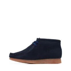 Clarks Wallabee Boot Older Navy Suede -Clarks Step Deals Store 26169790 W 5
