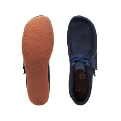 Clarks Wallabee Boot Older Navy Suede -Clarks Step Deals Store 26169790 W 7