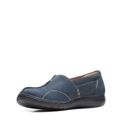 Clarks Un Loop Stride Navy Nubuck 10 Clarks Un Loop Stride Navy Nubuck -Clarks Step Deals Store 26169795 W 4