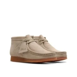 Clarks Wallabee Boot Older Sand -Clarks Step Deals Store 26169805 W 4