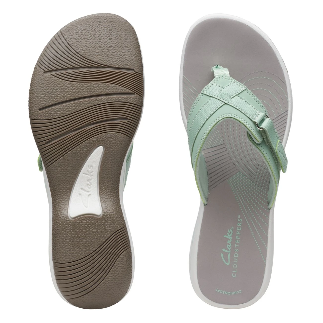 Clarks BREEZE SEA Pale Green 7 Clarks BREEZE SEA Pale Green - Image 7