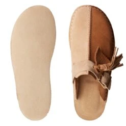 Clarks Trek Mule Light Tan Combi 13 Clarks Trek Mule Light Tan Combi -Clarks Step Deals Store 26169975 W 7