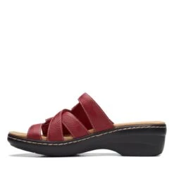 Clarks Merliah Karli Red Leather -Clarks Step Deals Store 26170011 W 5