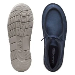 Clarks Colehill Easy Navy Canvas -Clarks Step Deals Store 26170016 W 7