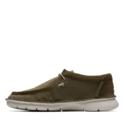 Clarks Colehill Easy Dark Olive Txt -Clarks Step Deals Store 26170019 W 5