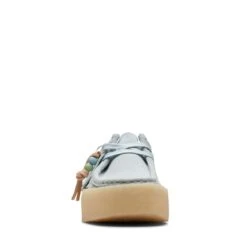 Clarks Wallabee Cup Blue Suede 10 Clarks Wallabee Cup Blue Suede -Clarks Step Deals Store 26170042 W 3