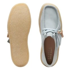 Clarks Wallabee Cup Blue Suede 14 Clarks Wallabee Cup Blue Suede -Clarks Step Deals Store 26170042 W 7