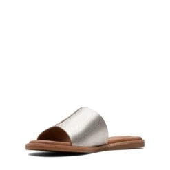 Clarks Karsea Mule Silver Metallic -Clarks Step Deals Store 26170054 W 4