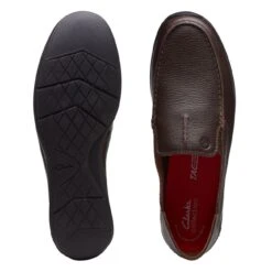 Clarks Gorwin Step Dark Brown Leather -Clarks Step Deals Store 26170080 W 7