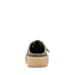 Clarks Wallabee Cup Lo Olive Eco Lea -Clarks Step Deals Store 26170085 W 6