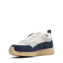 Clarks 8th St Lockhill Dark Blue Combi -Clarks Step Deals Store 26170099 W 4