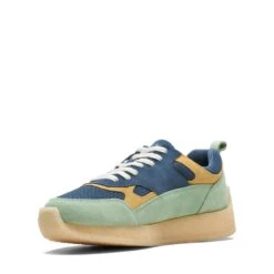 Clarks 8th St Lockhill Blue/Green -Clarks Step Deals Store 26170103 W 4