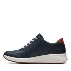 Clarks Un Rio Zip Navy Combination -Clarks Step Deals Store 26170213 W 5