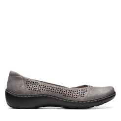 Clarks Cora Iris Pewter Metallic