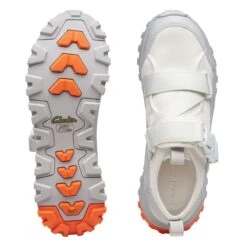 Clarks ATL Trek Strap Light Grey Combination -Clarks Step Deals Store 26170580 W 7