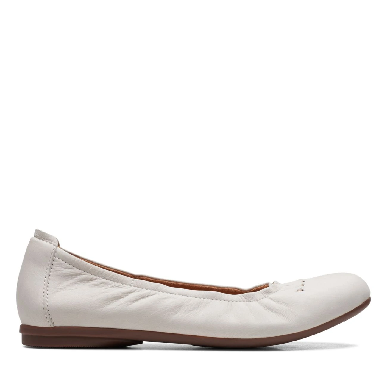 Clarks Rena Hop White Leather 1 Clarks Rena Hop White Leather