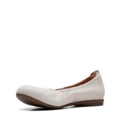 Clarks Rena Hop White Leather 10 Clarks Rena Hop White Leather -Clarks Step Deals Store 26170590 W 4