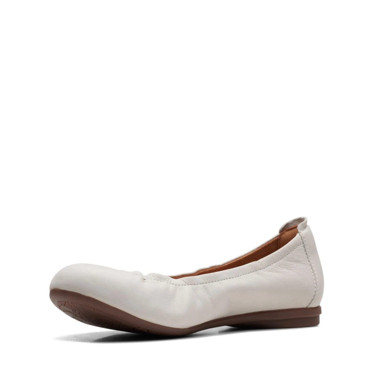 Clarks Rena Hop White Leather 4 Clarks Rena Hop White Leather - Image 4