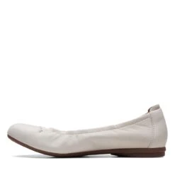 Clarks Rena Hop White Leather 11 Clarks Rena Hop White Leather -Clarks Step Deals Store 26170590 W 5