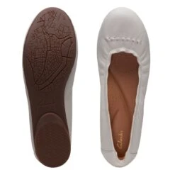 Clarks Rena Hop White Leather 13 Clarks Rena Hop White Leather -Clarks Step Deals Store 26170590 W 7