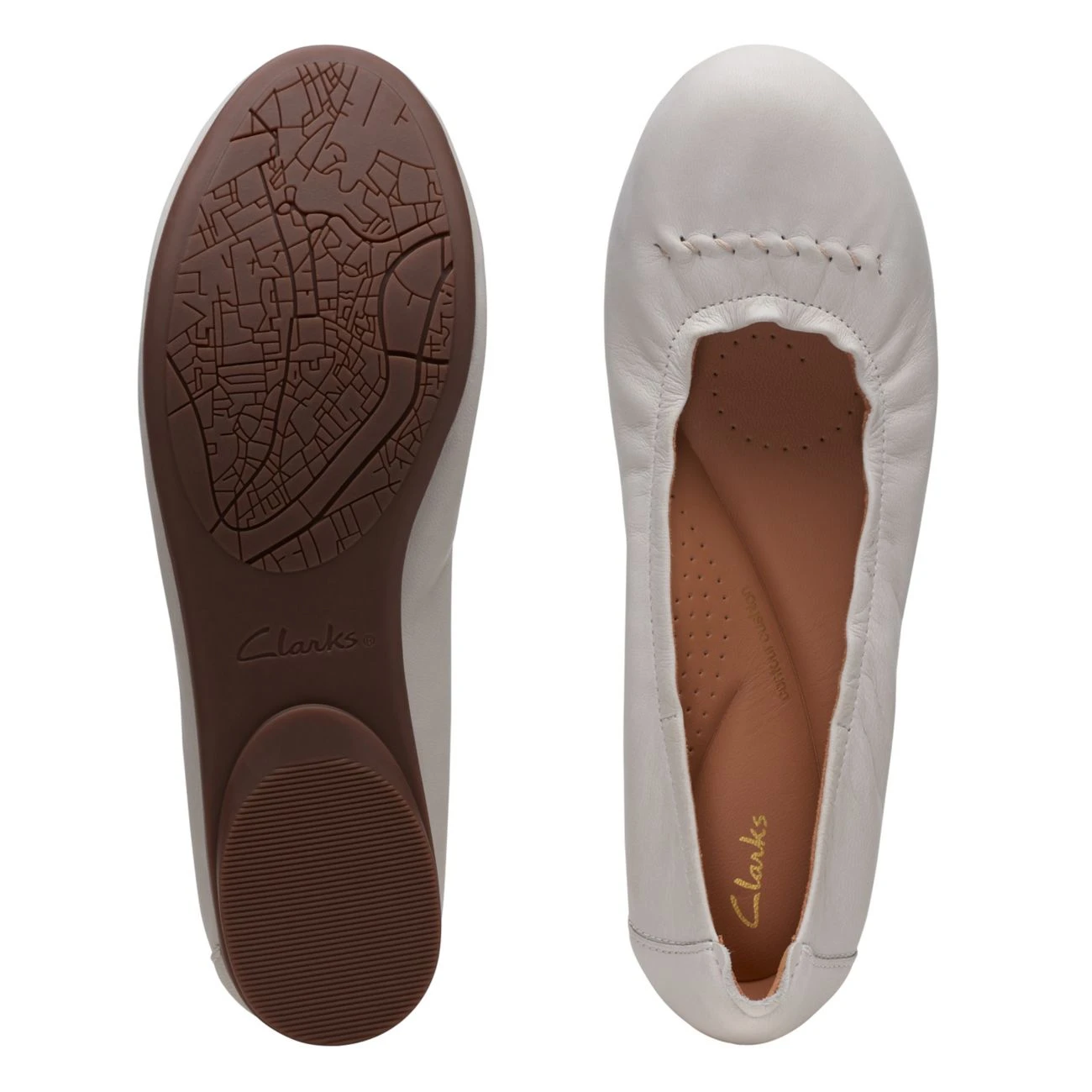 Clarks Rena Hop White Leather 7 Clarks Rena Hop White Leather - Image 7