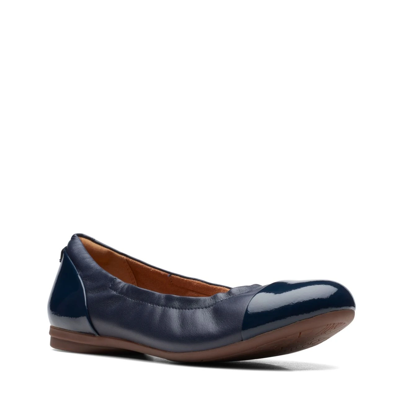 Clarks Rena Jazz Navy Leather 2 Clarks Rena Jazz Navy Leather - Image 2