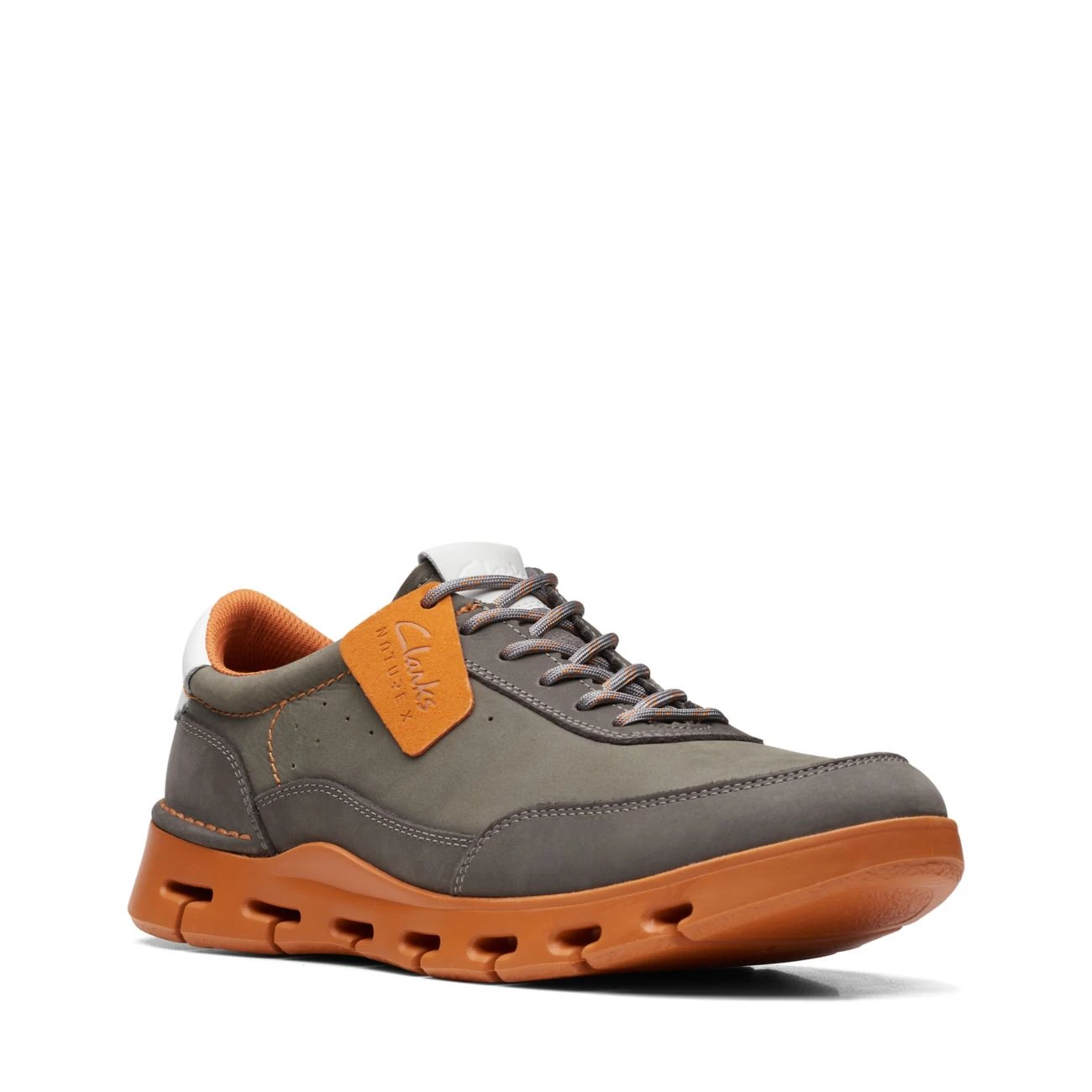 Clarks Nature X One Dark Grey Combi 2 Clarks Nature X One Dark Grey Combi - Image 2