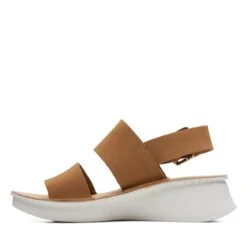 Clarks Velhill Strap Light Tan Nubuck -Clarks Step Deals Store 26170823 W 5